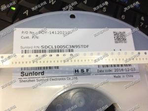 SDCL1005C3N9STDF 고주파 적층 세라믹 칩 인덕터 0402 3.9NH의 300MA의 sunlord[60257]YCOG
