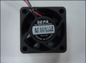 신품 정품 SEPA 3CM(3012)의 12V 0.04A 음소거 미니 팬 쿨러 fan cooler SF30A-12[4306]BAJAP