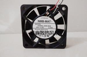 신품 오리지날 NMB 2406KL-05W-B39 24V 0.08A 6CM 6015 3 선 냉각 팬 쿨러 fan cooler[6117]BALST