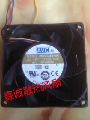 오리지날 AVC 2B09238B48U 48V의 0.70A의 9CM 9038 4 와이어 컨버터 냉각 팬 쿨러 fan cooler[36355]WQXZ