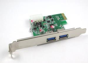 PCI-E USB3.0 2 포트 확장 카드 라이저 하이 엔드 모든 고체 콘덴서 NEC 칩 녹색 보드[89966]AAGR