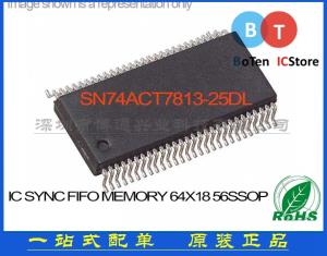 SN74ACT7813-25DL IC SYNC FIFO 메모리 64X18 56SSOP SN74ACT7[90639]AJW
