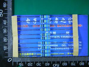 한국어 구리 피트 금속 산화막 저항 고급 사운드 우수한 문자 전자 저항기 1W 100K 5%[62633]YGKM